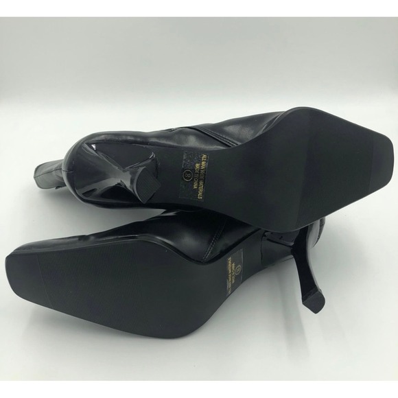 New vintage y2k JOLIE VICTORIA Black Heel Boot with Inside Zipper – Size 8 - Picture 6 of 9